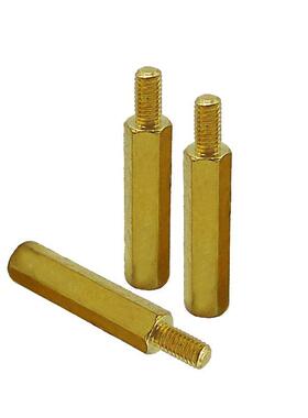 M2.5+4+5+6单头铜柱单通六角隔离柱*3x4x7x8x9x10x15x18x21x30x35