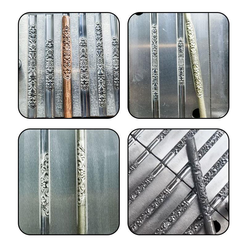 卷草纹手镯模具黄金紫荆花银金箍棒古法金同款紫金花钢模打金工具