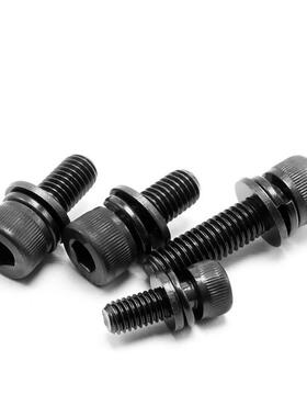 M4M5 304不锈钢黑色圆柱头内六角组合螺丝螺栓*x10x20x25x35x40mm