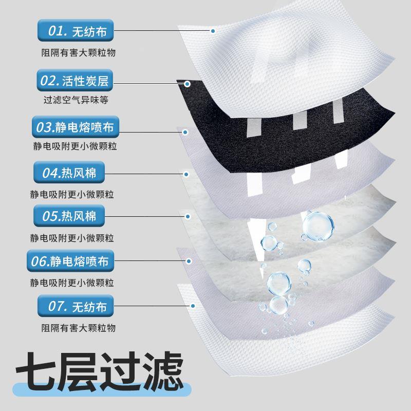 kn95工业防尘口罩带呼吸阀透气活性炭防粉尘打磨煤矿电焊正品七层
