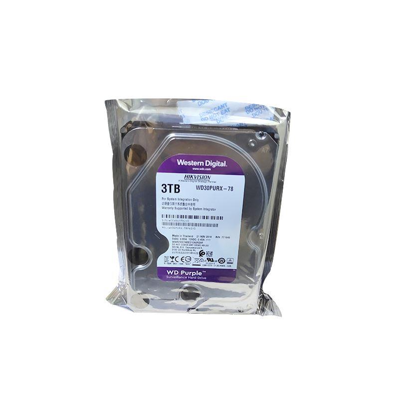 现货WD/西部数据 WD30PURX 3TB紫盘3T 监控录像机DVR台式电脑硬盘