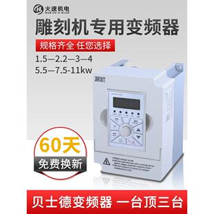 雕刻机变频器1.5/2.2/5.5kw主轴变频器调速贝士德变频器火速机电