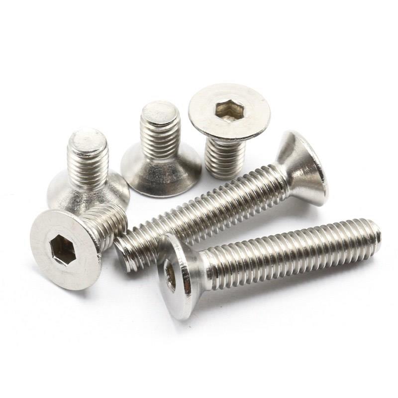 M5M6M8内六角平头螺栓304不锈钢平机螺丝沉头*10x16x20x30x50x100