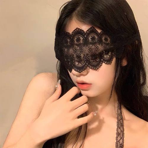 蒙眼眼罩情调丝带遮眼禁欲系猫女兔女郎发箍发饰