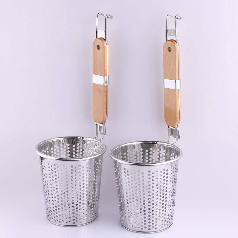 一片月不锈钢麻辣烫漏勺米线漏大