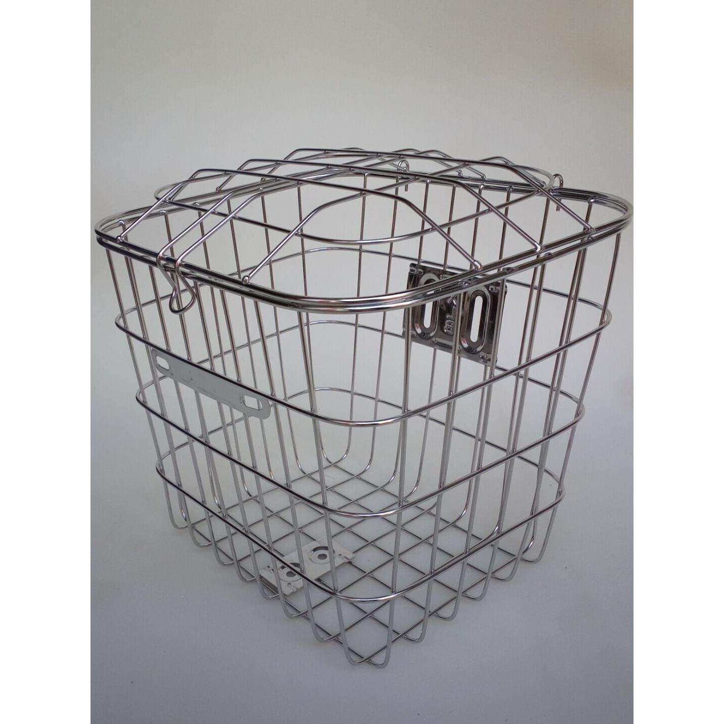 自行车前车筐不锈钢车篮子车后筐车篮子 车篓自行车车筐 前单车篓