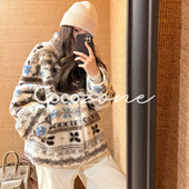 100羊毛立领毛呢外套 COCO CD2A3340 一一 热可可 ZONE 刘