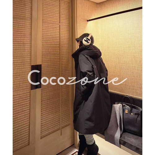 COCO ZONE 刘一一 “派克鹅”90鹅绒连帽运动风鹅绒服 CD2A2462