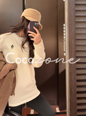 COCO ZONE 刘 一一 “万能打底”圆领舒适基础款长袖T恤 CD1A1764