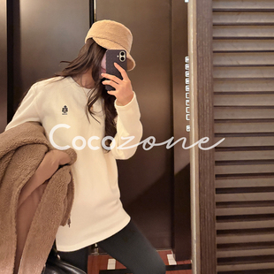 一一 万能打底 圆领舒适基础款 COCO T恤 刘 长袖 CD1A1764 ZONE