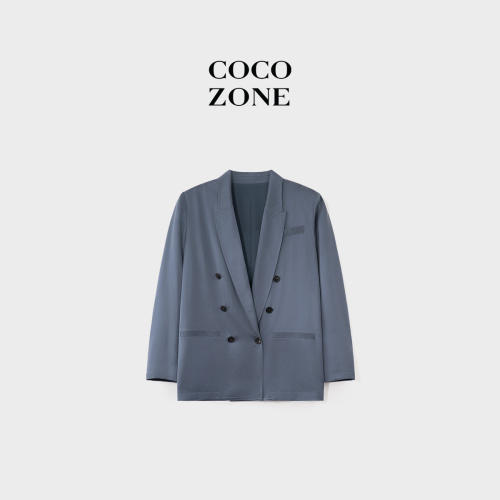 COCO ZONE 刘一一 海滨度假【100桑蚕丝】26夏款西装外套CF1A0681