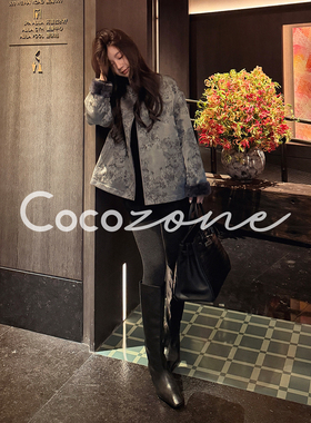 COCO ZONE 刘 一一 土耳其进口100羊毛革新中式外套 CD2A3301