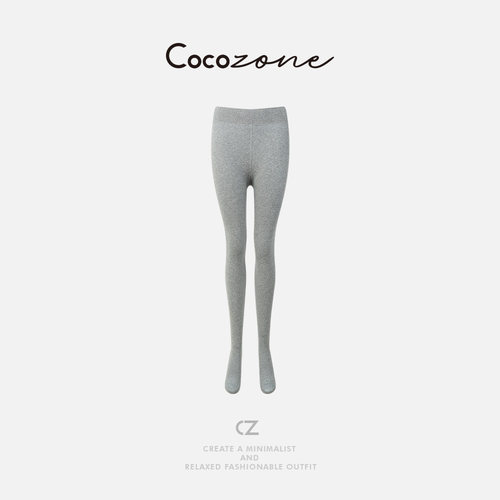 COCO ZONE 刘 一一纯色基础款修身显瘦打底裤 CD2A2665