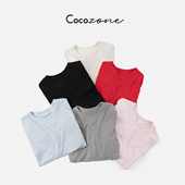 T恤 COCO CF1A0091 26早春修身 肌理圆领长袖 ZONE刘 一一