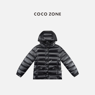 COCO ZONE 刘一一 90鹅绒高级感连帽保暖气质羽绒服CC2C2131