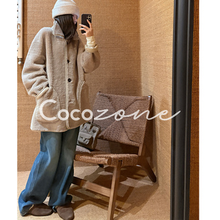 摩卡拿铁 COCO 一一 刘 西班牙进口100羊毛革皮草CD2A3249 ZONE