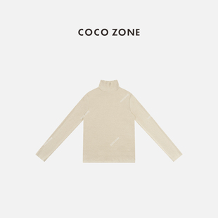 ZONE T恤百搭显瘦打底衫 刘11 高级感长袖 CC1D2408 秋季 COCO