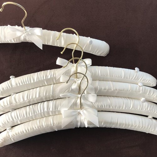 38cm无痕包布衣架布艺衣服挂海绵晾衣挂婚纱衣架衣服撑子防滑衣架