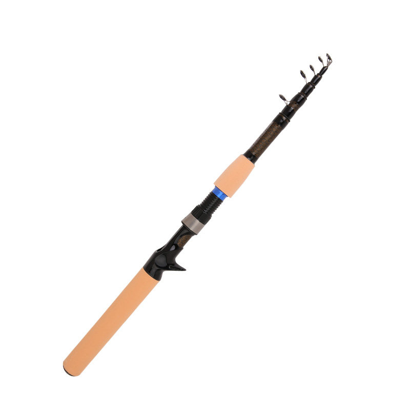 迷你海竿超短伸缩路亚便携式短节收缩碳素枪柄水滴轮套装路亚竿
