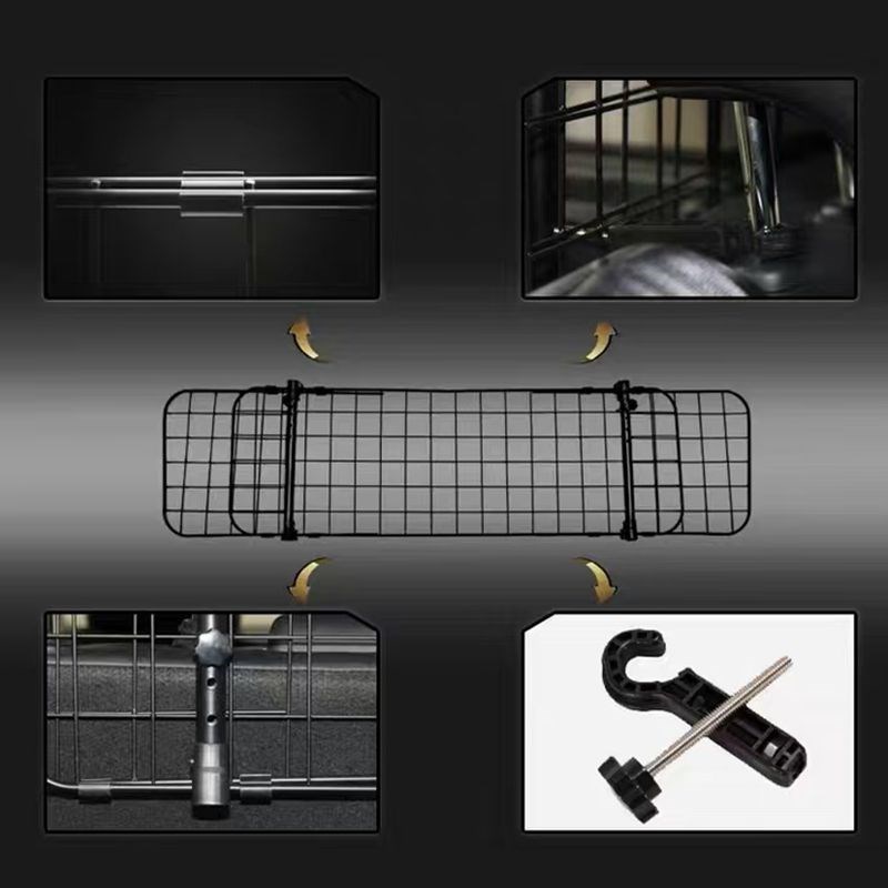 汽车前后排隔离网宠物狗狗坐车载防护栏车用后备箱围栏车内通用