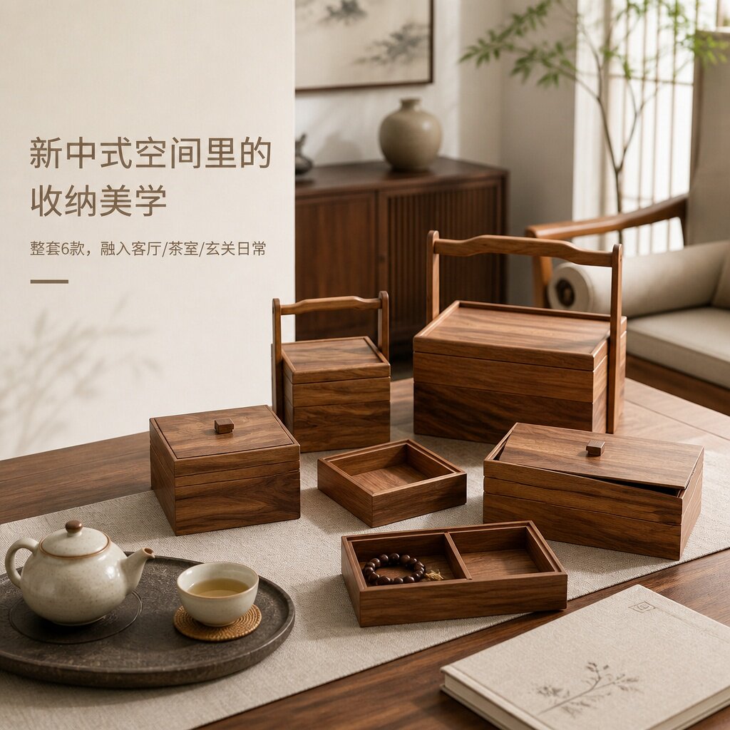 旋转点心糖果干果盒提篮果盘家用