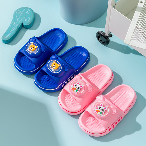 夏季儿童凉拖鞋发光卡通宝宝软底