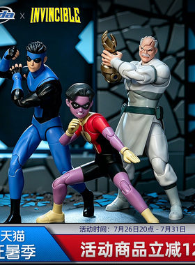 预定 Jadatoys 无敌少侠 Invincible 马克 征服者 奥利弗可动手办