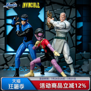 预定 Jadatoys 无敌少侠 Invincible 马克 征服者 奥利弗可动手办