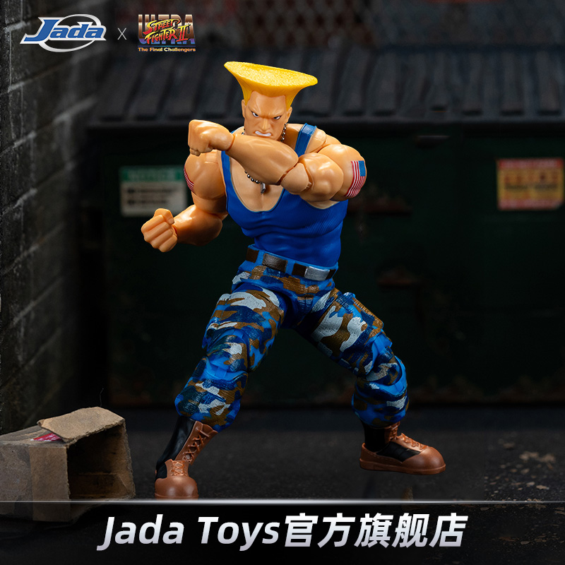 Jada toys 1/12 6寸 可动手办人偶兵人 街头霸王2 古烈 异色