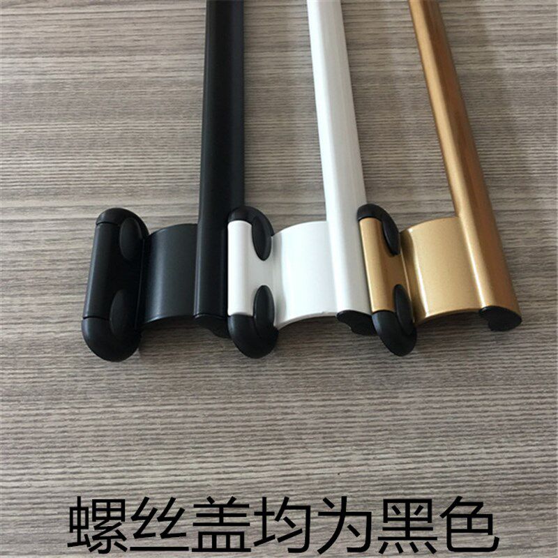 热销35厘米长铝合金门拉手推拉门加长大拉手阳台门拉手黑白金三色