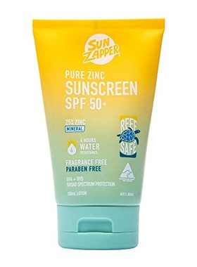 热销Sun Zapper Pure 25% Zinc Mineral SPF 50+ Sunscreen 3.38