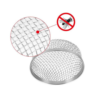 2个装 房车防虫网罩Flying Insect Screen RV不锈钢通风网罩圆形
