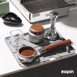 意式咖啡机硅胶布粉垫吧台器具收纳垫咖啡机多功能防滑垫压粉器