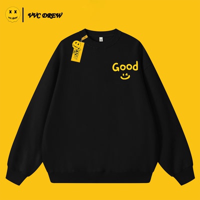 drew官方旗舰店美式潮牌卫衣男女款2025秋冬新款长袖圆领打底上衣