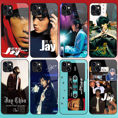 周杰伦手机壳iPhone15pro苹果14promax适用12/xsmax小米13华为p40保护套opporeno5三星s10vivox60荣耀JAY红米