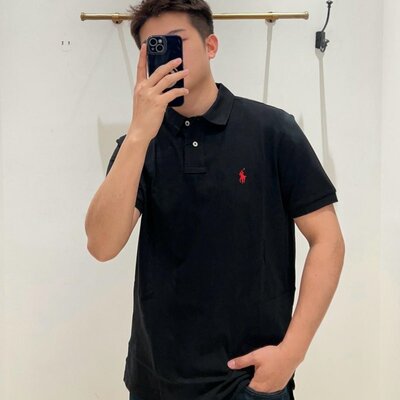 美式保罗男士短袖POLO衫夏季商务休闲纯棉刺绣小马标翻领T恤现货