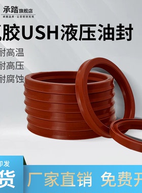 FKM氟胶USH液压油封20/22/22.4/23.5/25/28*28/30/31.5/33/36*5