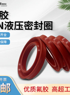 氟胶UN液压密封圈USH/Y型内径4-44通用FKM氟橡胶耐高温油缸油封圈