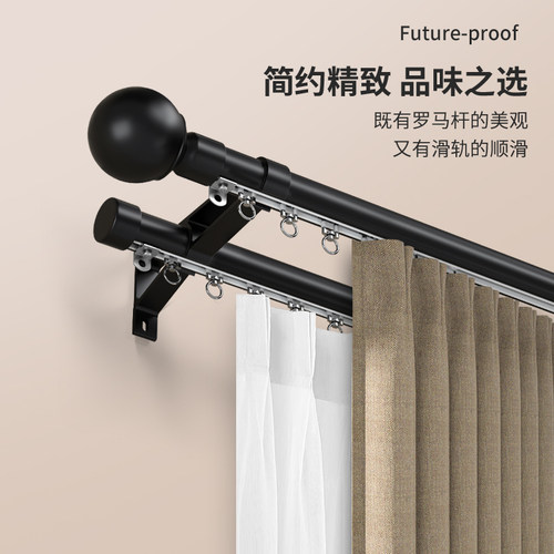 婵兮下滑式轨道罗马杆