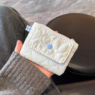 新款 拉链卡包证件收纳包高颜值ins风零钱包迷你小包女随身耳机包