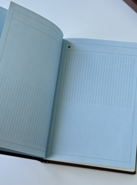 海盐生巧a6蓝色内页硬壳笔记本创意高颜值ins风手帐日程记事本子