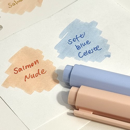 慕那美monami荧光笔高颜值ins风初中小学生专用做笔记号笔划重点