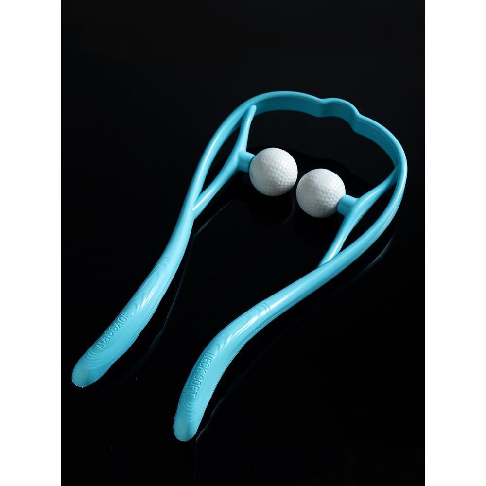 家用夹脖子经络按摩球办公室白领拍缓解颈部疲劳手动颈椎按摩器材