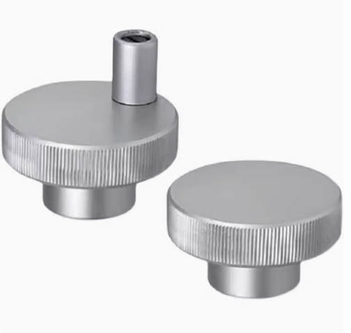 开口 带螺纹孔型铝合金 压纹手轮 HOKNP HOKP40 50 63-6 8 10 12