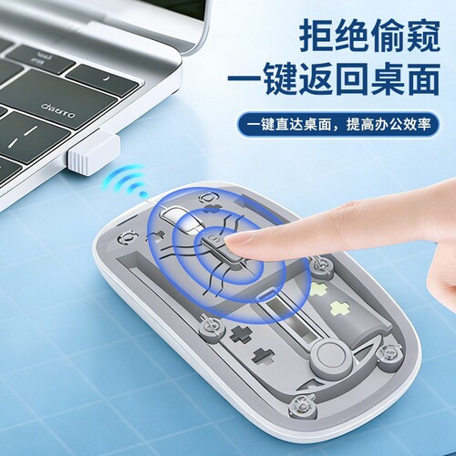 2.4G蓝牙双模充电无线鼠标