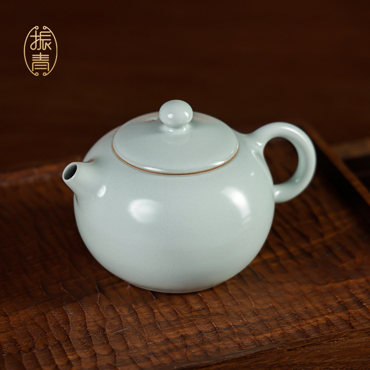 汝窑西施壶景德镇高端泡茶壶单壶陶瓷覆古手工原矿釉青瓷茶具开