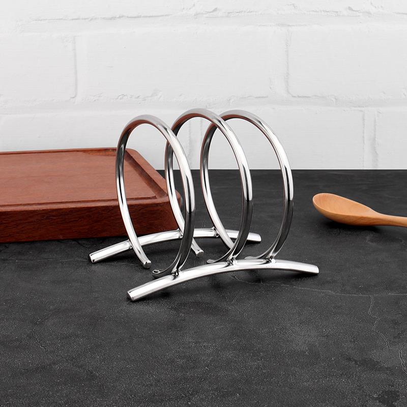 chockmen卓德铭18/10不锈钢加厚砧板架锅盖菜板架多用置物架厨房