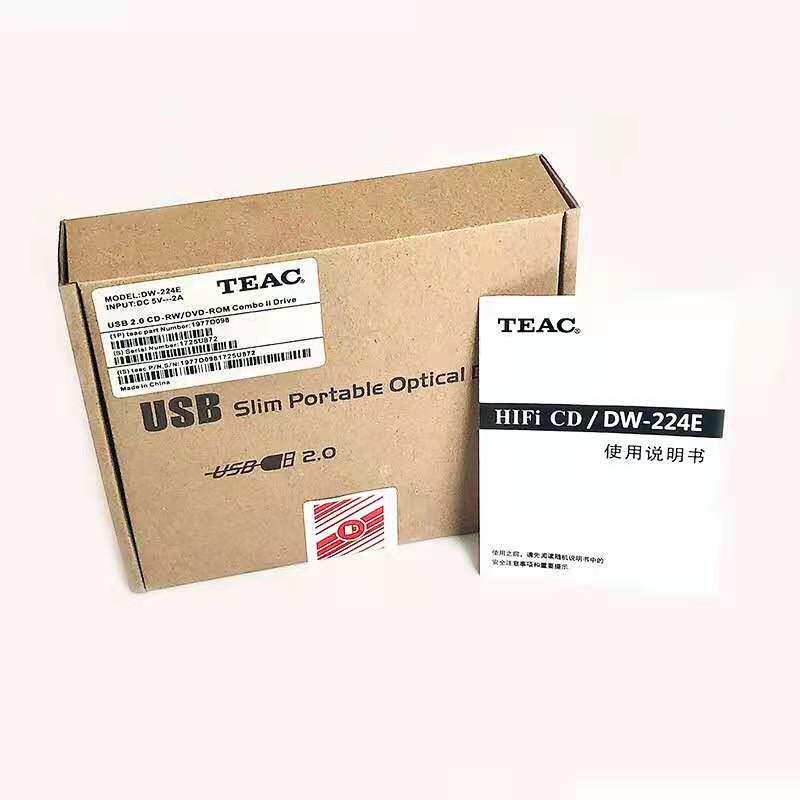 TEAC 오디오 USB 외부 CD 버너 광학 드라이브 4X 전문 HIFI 광학 드라이브에는 300G 무손실 음악이 제공됩니다