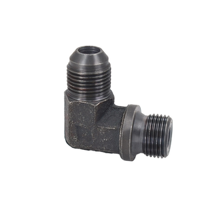 液压油管接头英制转公制高压直角弯头喇叭扩口球头D型铜管转换接