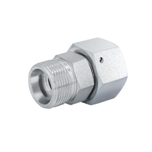 永华标准卡套24度活接直通2C/2D内外丝螺纹变径液压过渡高压接头